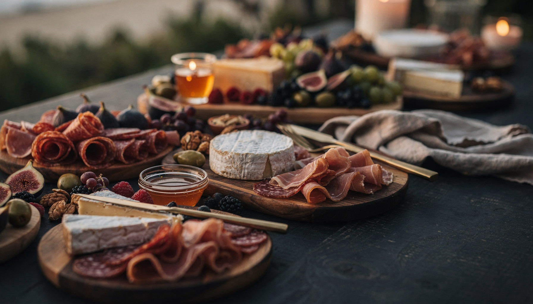 Board and Boujee — charcuterie company website built with WebZum AI website creator